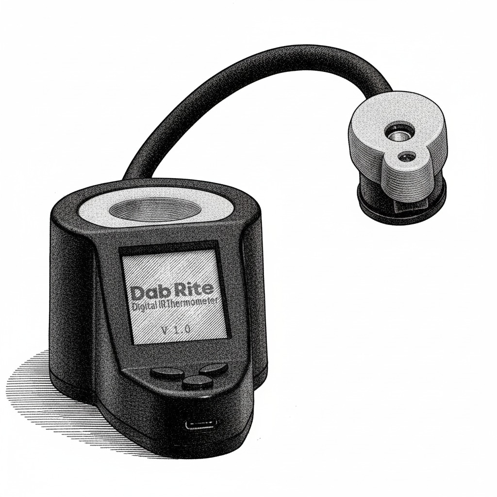 Dab Rite digital IR thermometer device
