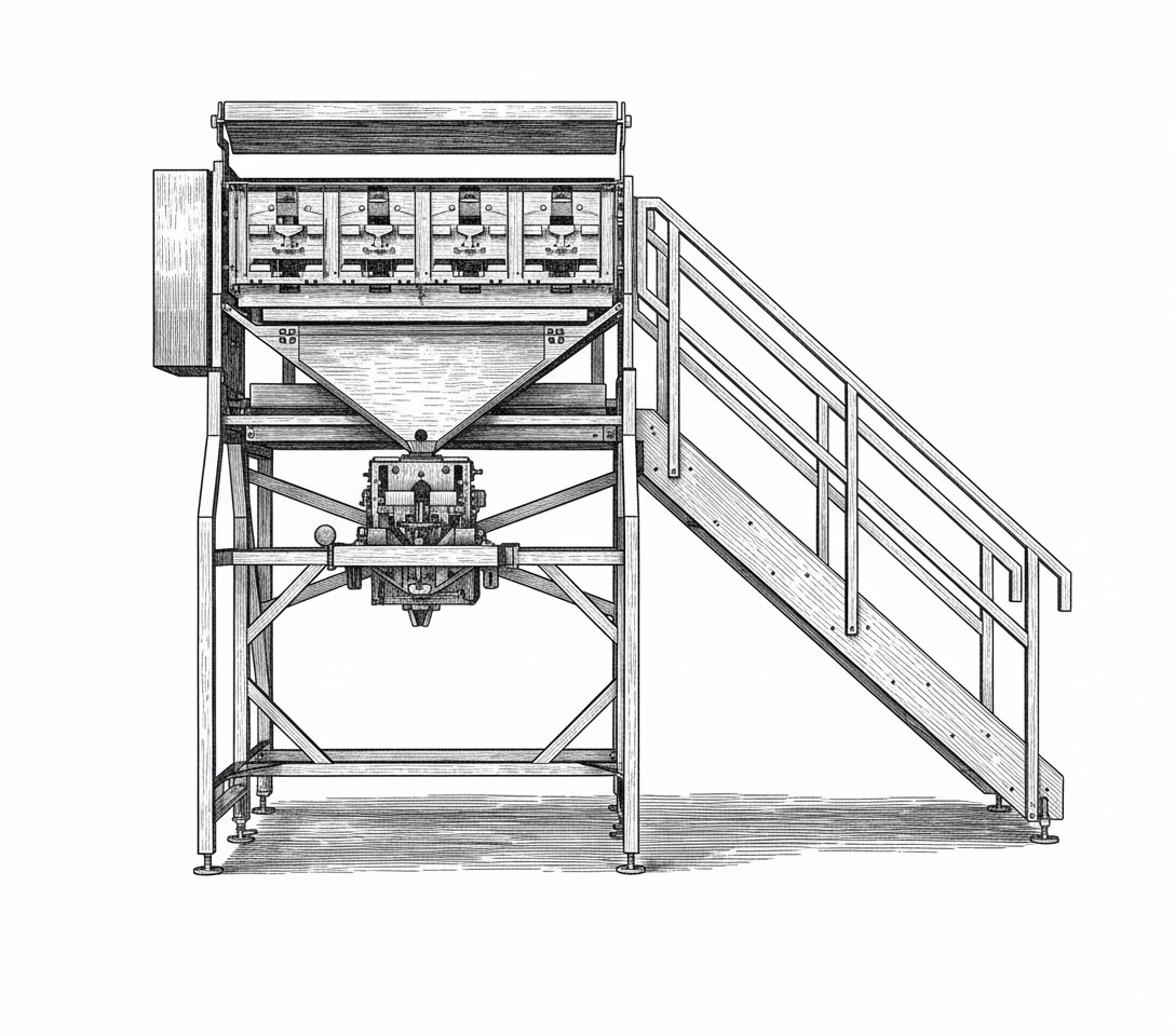 Precision batching machine for cannabis packaging automation